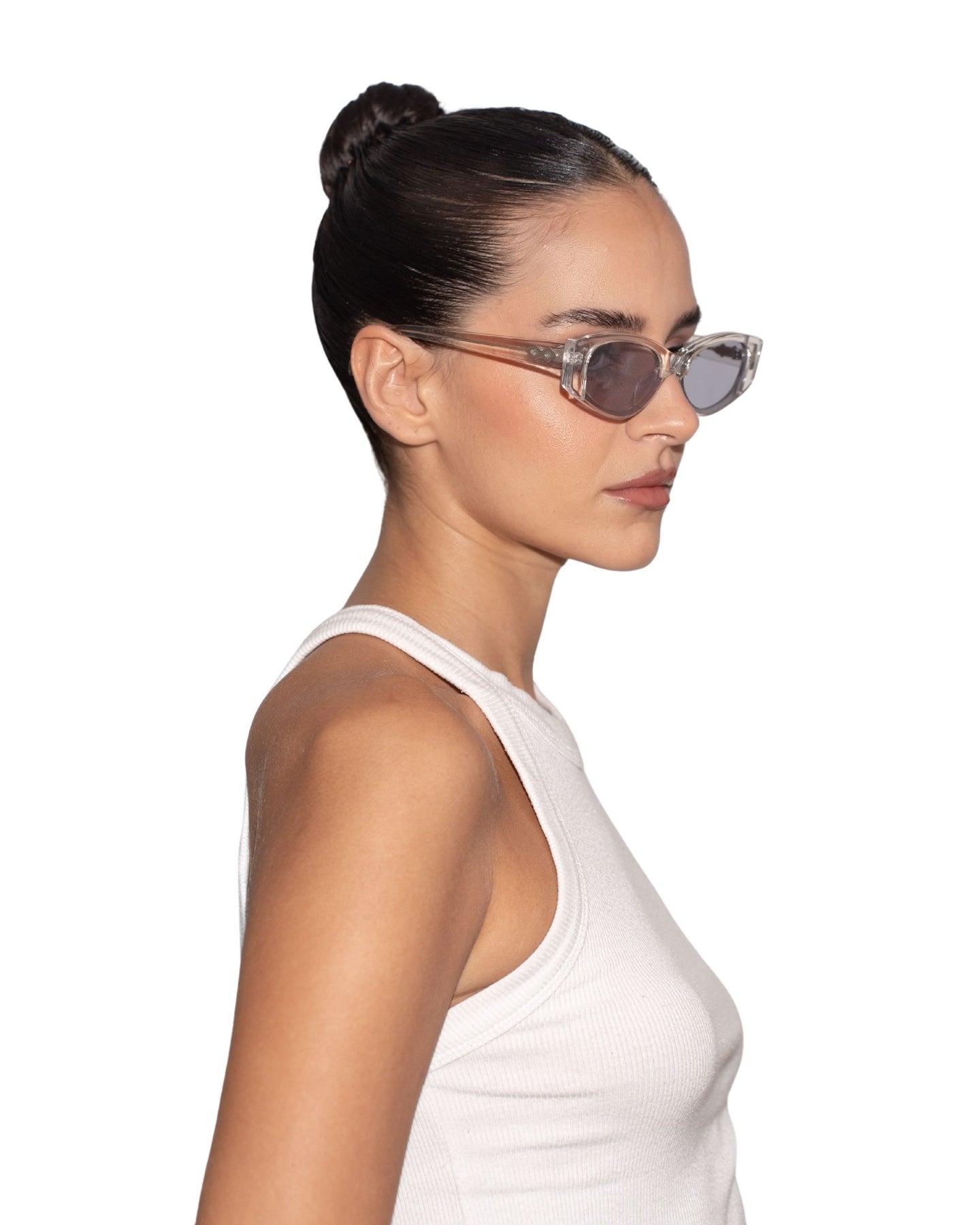 Shop Dixy Sunglasses in Glass Colour – Available Online in USA, UK, Canada & United Arab Emirates
